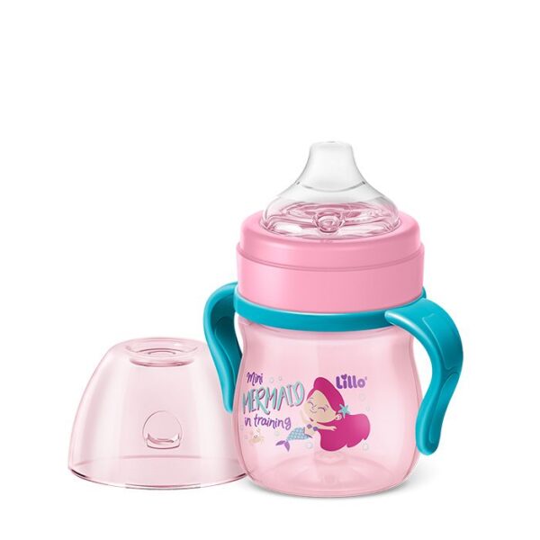 Vaso antiderrame lillo 6+ meses rosa