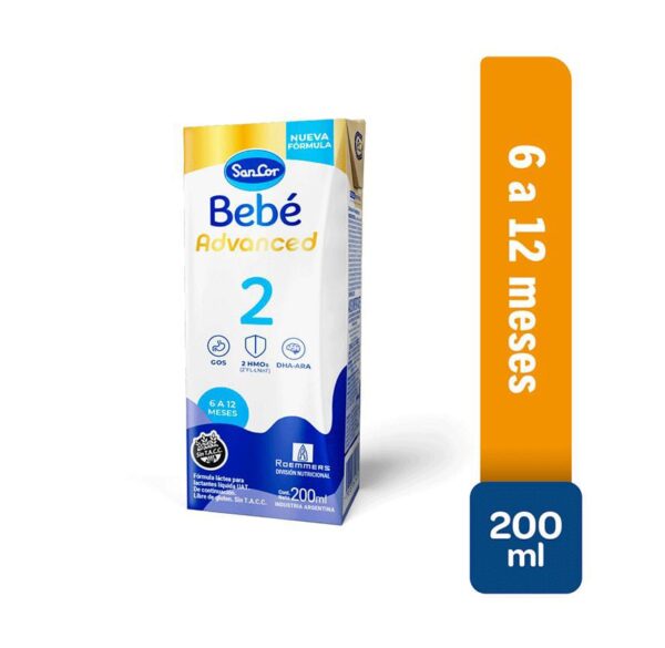 SanCor Bebé Advanced 200ml Etapa 2 (6-12 meses)