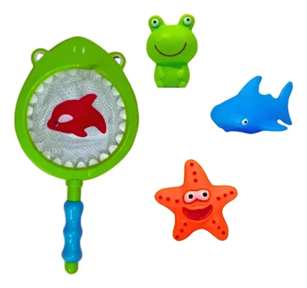 Red Animalitos De Mar Juego De Baño