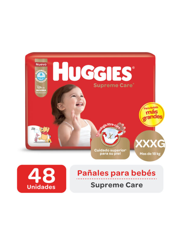 Pañal Huggies Supreme Xxxg x48 Unidades
