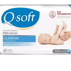 Toallitas húmedas Q-Soft premium 40 unidades