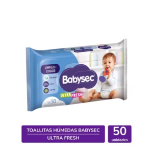 Toallitas húmedas Babysec Ultra Fresh 50 unidades
