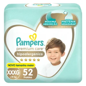 Pañales Pampers Premium Care Xxxg 52 Unidades