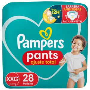Pañales Pampers Pants Comfort Sec XXG X 28U