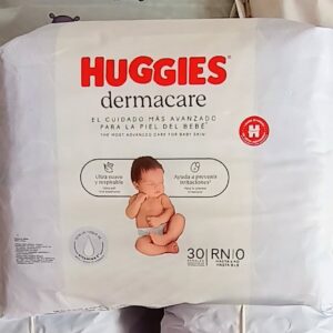 Pañales Huggies Dermarcare Talle RN 30 Unidades