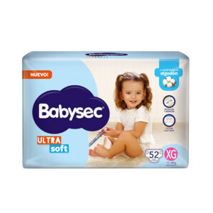 Pañales Babysec Ultra Sec XG 52u | Absorción y Comodidad para Bebés