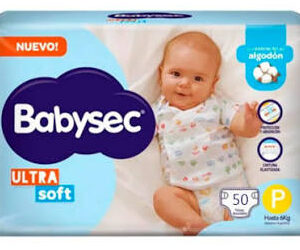 Pañales Babysec Ultra Soft Talle P50