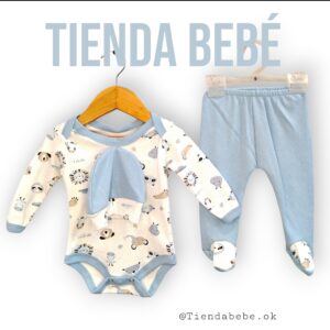 Ajuar 3 Piezas Estampado (Consultar diseños Talles y Disponibilidad)