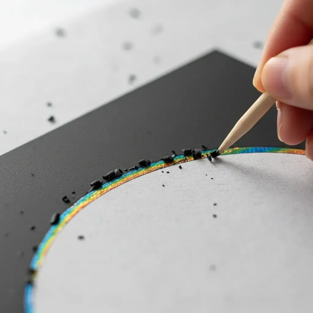 Scratch Cards Para Raspar Multicolor Hojas Magicas Papel - Image 3