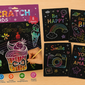 Scratch Cards Para Raspar Multicolor Hojas Magicas Papel