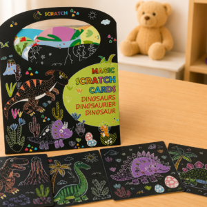 Scratch Cards Para Raspar Multicolor Hojas Magicas Papel