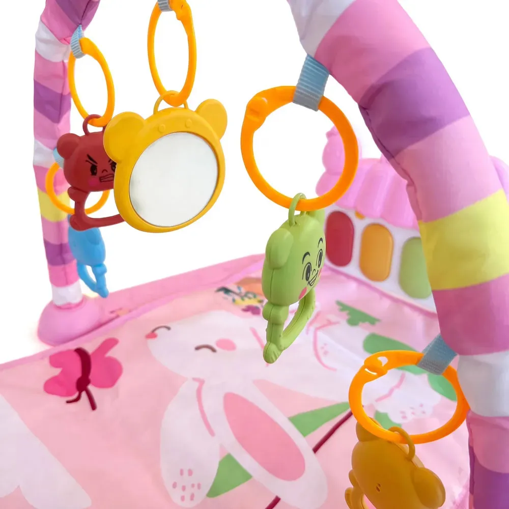 Gimnasio Piano Para Bebes Bebesit Rosa/ Celeste - Imagen 2