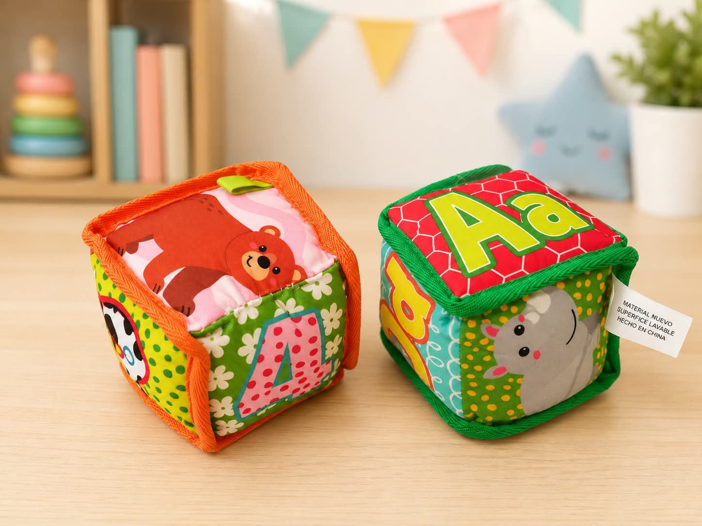 Cubo Tela Sonajero Woody Toys