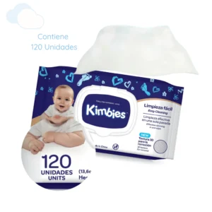 Toallitas Higienicas Kimbies 120 Unidades