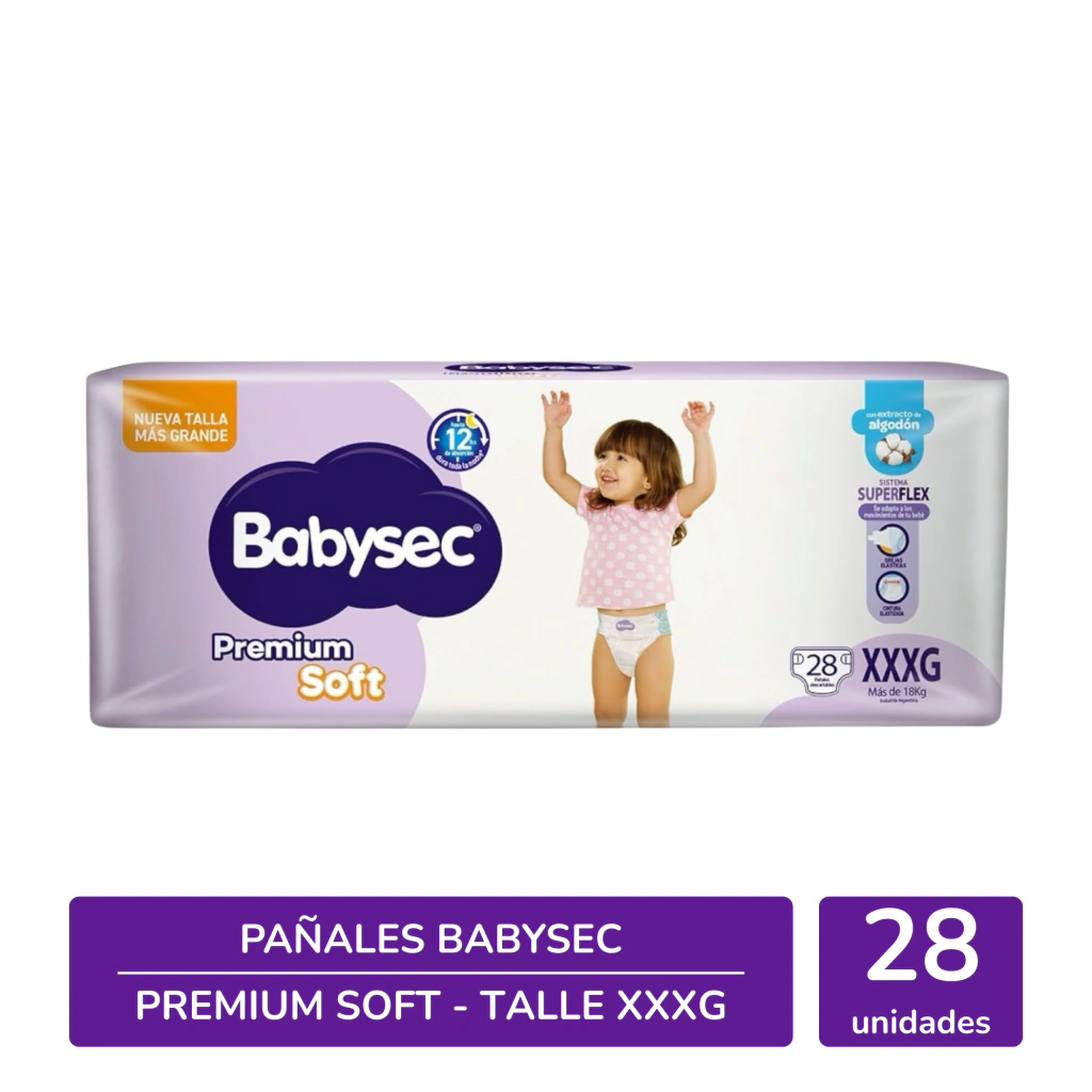 Babysec Premium XXXG x28 unidades