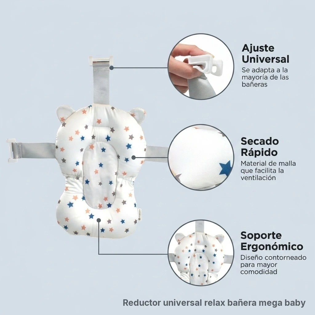 Reductor Para Bañera JugueToys Relax Suave Universal - Imagen 2